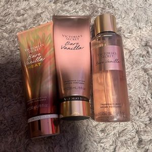 Victoria secret bare vanilla lotion and perfumes